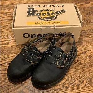 Dr. Martens Black closed toe twin strap sandal!